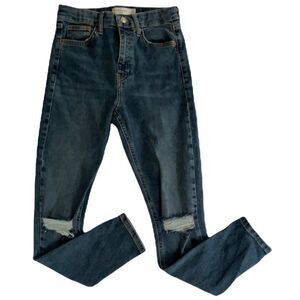 Top shop blue skinny jeans